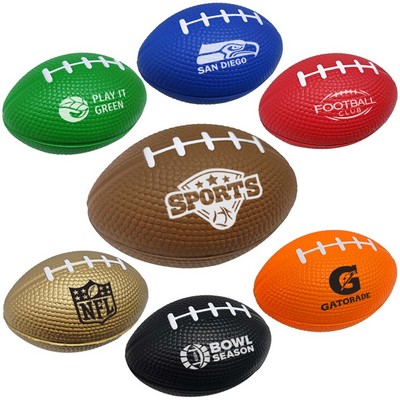 Football Stress Reliever Ball, Semi Soft And Squeezable