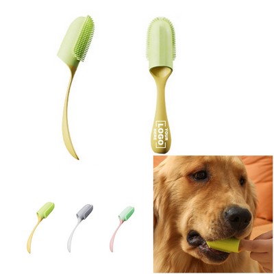 Pet Silicone Finger Toothbrush for Dogs and Cats