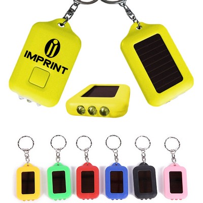 Solar Keychain Led Flashlight