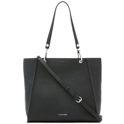 Calvin Klein® Black & Silver Reyna Large Tote