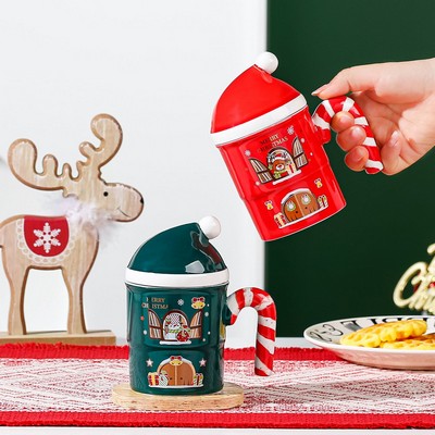 Candy House Christmas Ceramic Mug