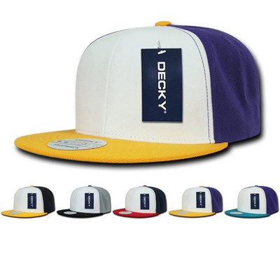 Decky Blank 3 Tone Snapback Cap