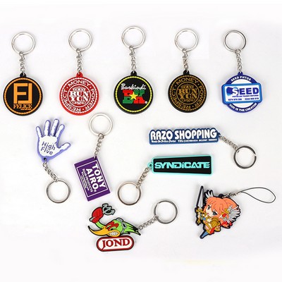 Soft Rubber PVC key chain