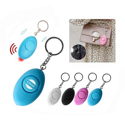 Alarm Flashlight Keychain