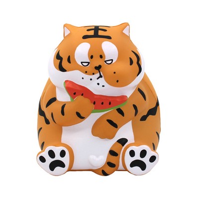 Foam Slow Rebound Watermelon-Eating Tiger Toy