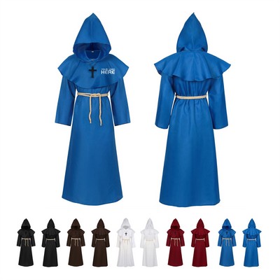 Medieval Hooded Monk Costume