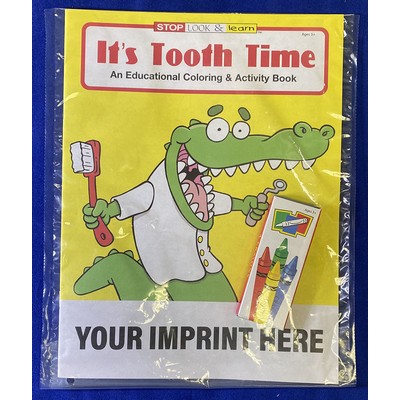 It's Tooth Time Coloring Book Fun Pack