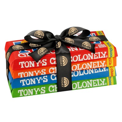 Tony's Chocolonely® Large Chocolate Bar 4 Pack w/ Custom Ribbon