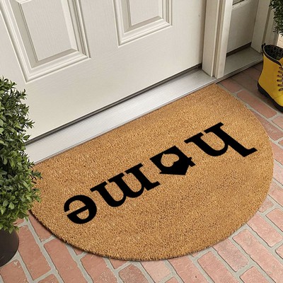 Imitation Coconut Semi-circular Door Mat