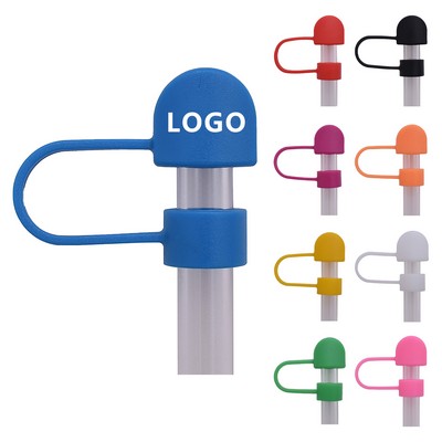 0.4in Diameter Silicone Straw Covers Cap