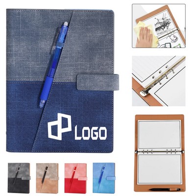 Eco-Friendly Reusable Notebook W/ Magnetic Buckle