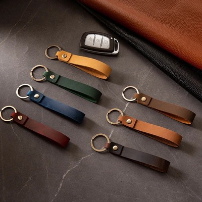 Otterville Leather Key Ring