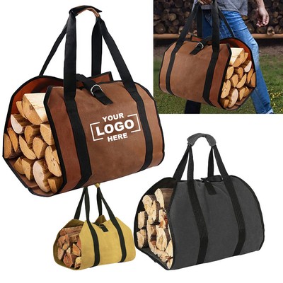 Heavy-Duty Firewood Carrier Tote Bag