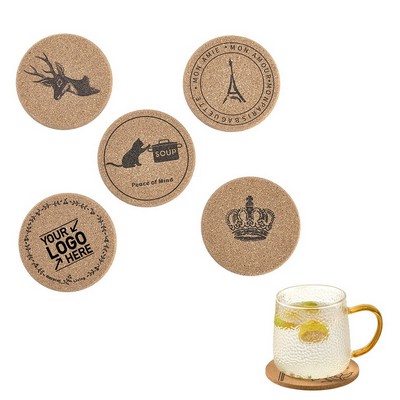 Digital Print Cork Coasters