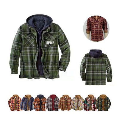 Plaid Cotton Padded Jacket