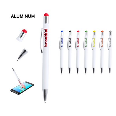 Aluminum Stylus Touch Ballpoint Pen