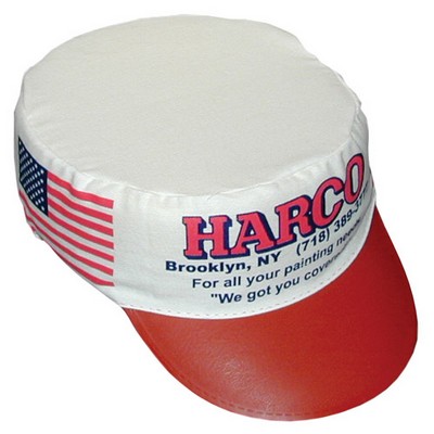 White Twill Painter's Cap