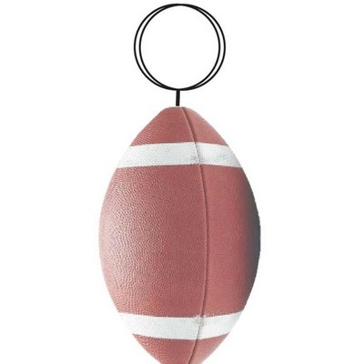 Football Key Chain w/Clear Mirrored Back (8 Square Inch)