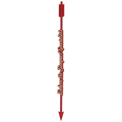 6" Arrow Stirrer (Embossed)