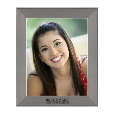 Architectural Stainless Steel 8"x10" Photo Frame w/ 1 1/4" Border