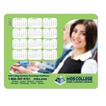 Horizontal Rectangle w/Rounded Corners Dry Erase Calendars (4.5"x5.75")