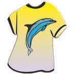 Dolphin T-Shirt Mighty Mini Magnet