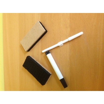 4" Wood/Felt Eraser