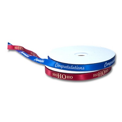 1½" Single Faced Satin Continuous Imprint Ribbon