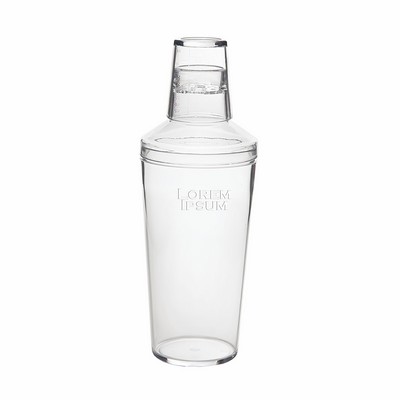 18 Oz. 3 Piece Plastic Cocktail Shaker Set