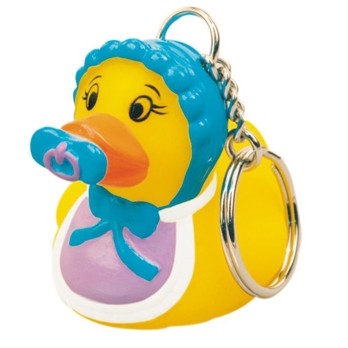 Rubber Cute Baby Duck Key Chain©