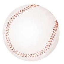 Rubber Bouncing Baseball (3 1/2")