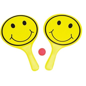 Smiley Face Paddle Ball Set