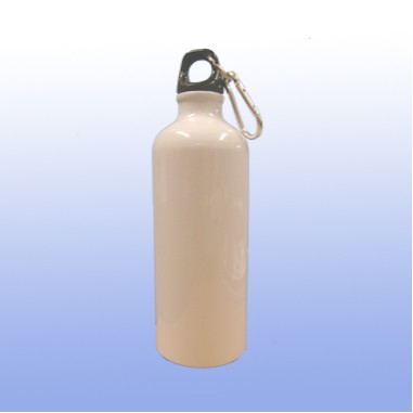 22 Oz Aluminum Sports Water Bottle w/Carabin.