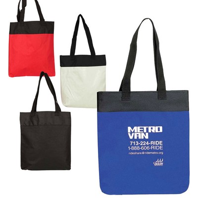 Poly Tote Bag (14"x15½"x1¼")