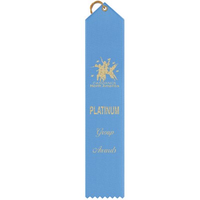 Custom Printed Point Top Ribbon (2"x10")