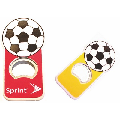 Jumbo Size Soccer Ball Magnetic Bottle Opener