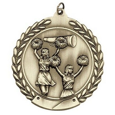 Medals, "Cheerleading" - 1 3/4" Die Cast