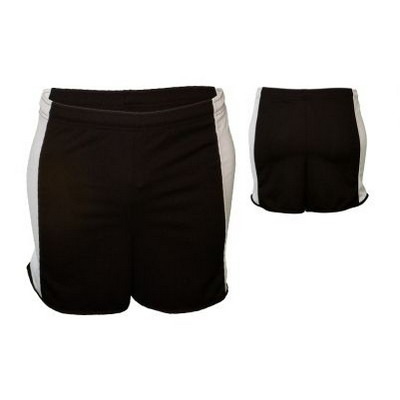 Adult Cool Mesh Track Short w/ Contrasting Side Panel & Trim