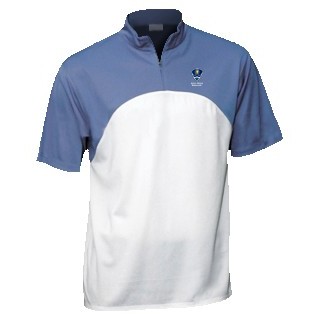 Men's Two Tone CoolTech Zip Polo Shirt