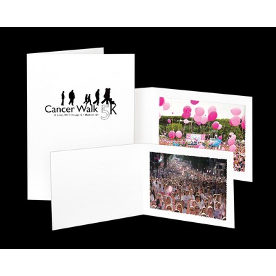 White Photo Folder - 5"x7"