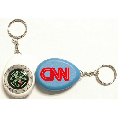 Compass w/Swivel Key Chain