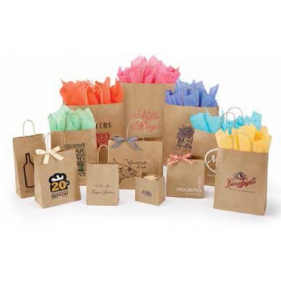 Recycled Natural Kraft Paper Shopping Bag (13"x 7"x 13")