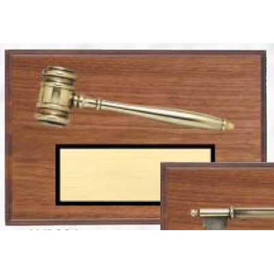 Commemoration Series Walnut Plaque w/ Gavel