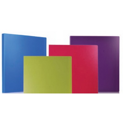 Assorted Pack Letter Size 12 Page Presentation Book w/Neon Cover