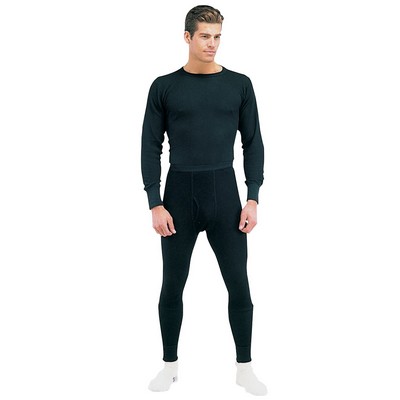 Black Thermal Knit Underwear Bottoms (2XL)