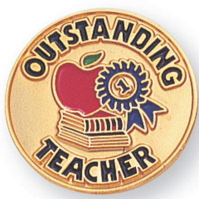 Outstanding Teacher Award Pin