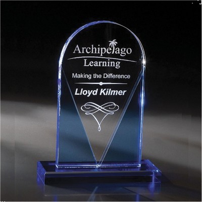 8" Hugo Crystal Award