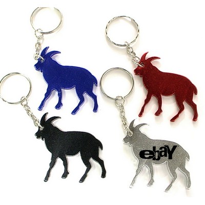 Goat Shape Bottle Opener w/Key Chain