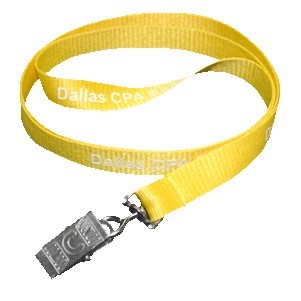 3 Day: Custom Printed 1/2" Flat Lanyard w/Clip