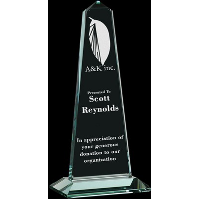 USA Obelisk Crystal Award - Medium